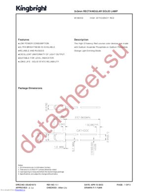 W169XID datasheet  