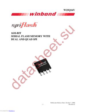 W25Q16V datasheet  