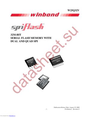 W25Q32VZEIG datasheet  