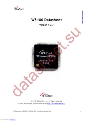 W5100 datasheet  
