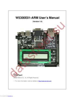 W5300E01-ARM datasheet  