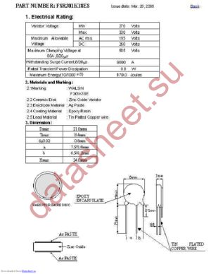 FSR301K18ES datasheet  