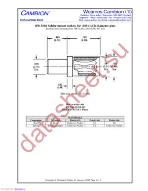 450-3366 datasheet  