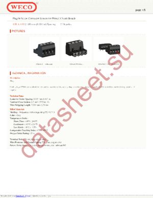 120-A-111/05-G05 datasheet  