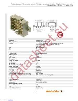 1443900000 datasheet  