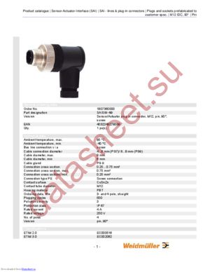 1807360000 datasheet  