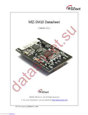 WIZ-SM10-EVB datasheet  