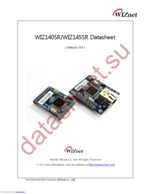 WIZ145SR-EVB datasheet  