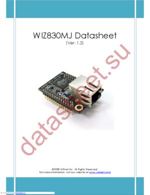 WIZ830MJ datasheet  