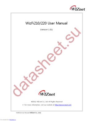 WizFi210-EVB datasheet  