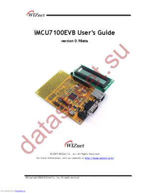 IMCU7100AEVB datasheet  