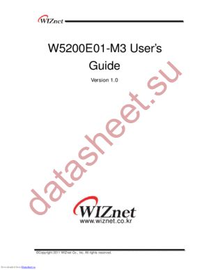 W5200E01-M3 datasheet  