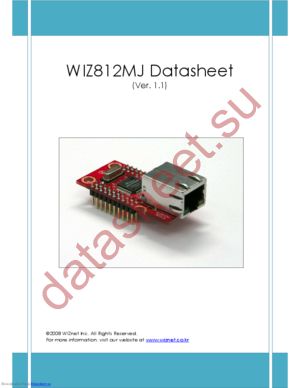 WIZ812MJ datasheet  