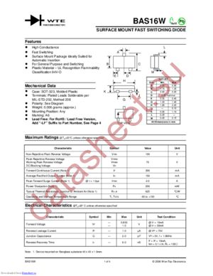 BAS16W_06 datasheet  