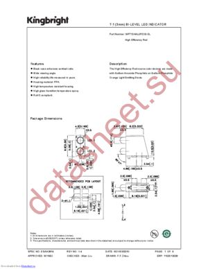 WP7104ALUP-2ID-0L datasheet  