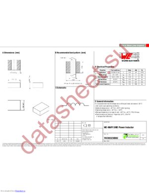 744383230082 datasheet  