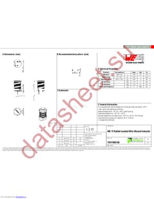 7447480102 datasheet  