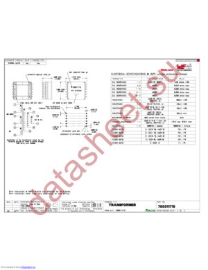 750311715 datasheet  