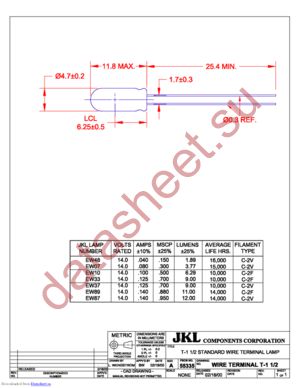 WWT1-EW10-GRN datasheet  