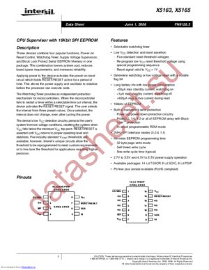 X5163S8Z-4.5A datasheet  