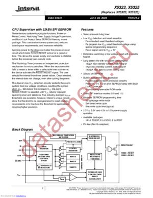 X5325S8Z-2.7T1 datasheet  