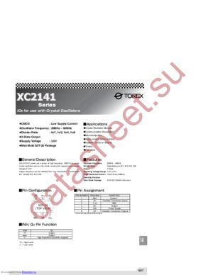 XC214141C21AML datasheet  