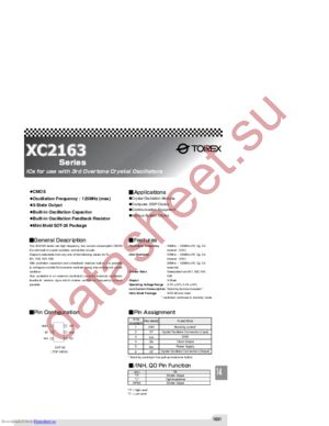 XC2163C51BML datasheet  