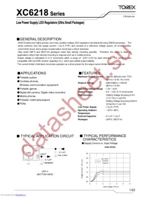 XC6218P252NR datasheet  