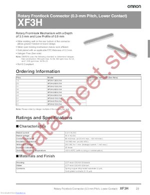 XF3H355531A datasheet  