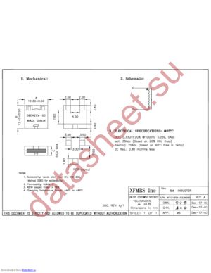 XF121205-R33M380 datasheet  