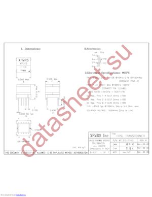 XF1313-11HD datasheet  