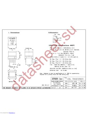 XF1313-13HD datasheet  