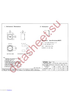 XFTPRH1204-100M datasheet  