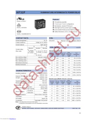 HF32F-003-ZSLQ3 datasheet  