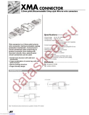 XMAR-03VF-2-R datasheet  