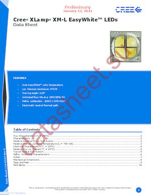 XMLEZW-02-0000-0B00T630F datasheet  