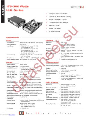 HUL200 CONNECTOR KIT datasheet  