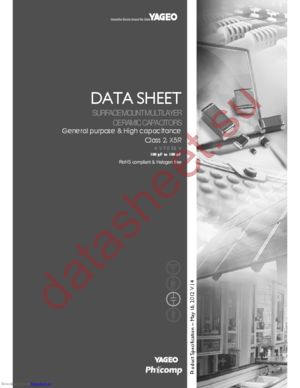 CC1206KKX5R8BB105 datasheet  