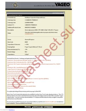 CC0805KRX7R9BN221 datasheet  