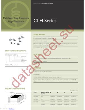 CLH1005B-18NJ-S datasheet  