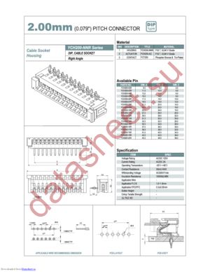 YCH200-12R datasheet  