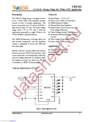 YB1313 datasheet  