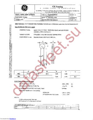 YQS5925PTO datasheet  