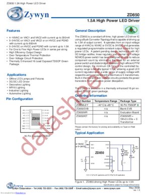 ZD850LEY datasheet  