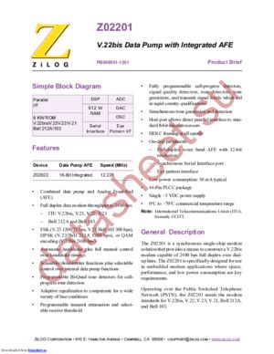 Z0220112VEGR4078 datasheet  