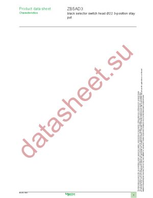 ZB5AD501 datasheet  