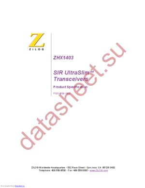 ZHX1403MA115THTR datasheet  