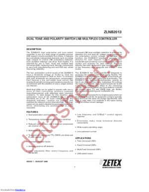 ZLNB2013Q16TC datasheet  