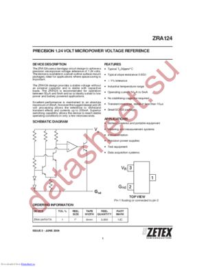 zra124 datasheet  