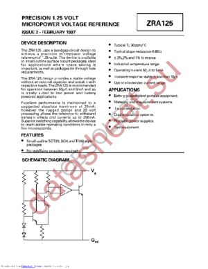 zra125r3 datasheet  